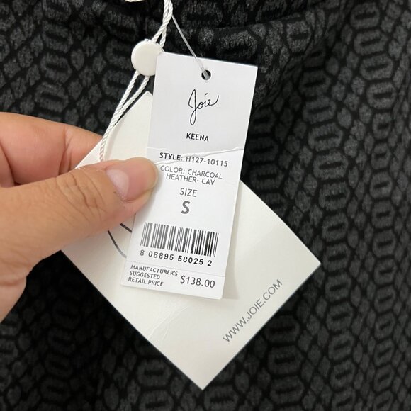 Joie Womens Gray Black Geometric Print Keena Pull On Legging Pant Size Small - Picture 3 of 4